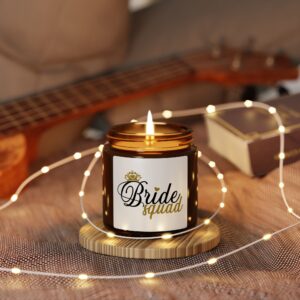 Scented Soy Candle (Multi-Size, Amber Jar)