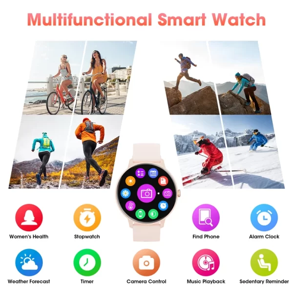 Montre connectée, écran tactile, appels Bluetooth – Image 6