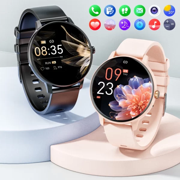 Montre connectée, écran tactile, appels Bluetooth