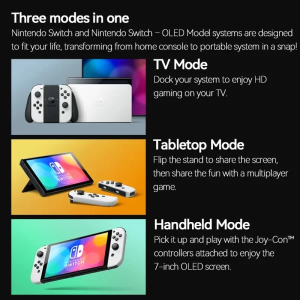 Console de jeu OLED Nintendo Switch, 64 Go, – Image 4