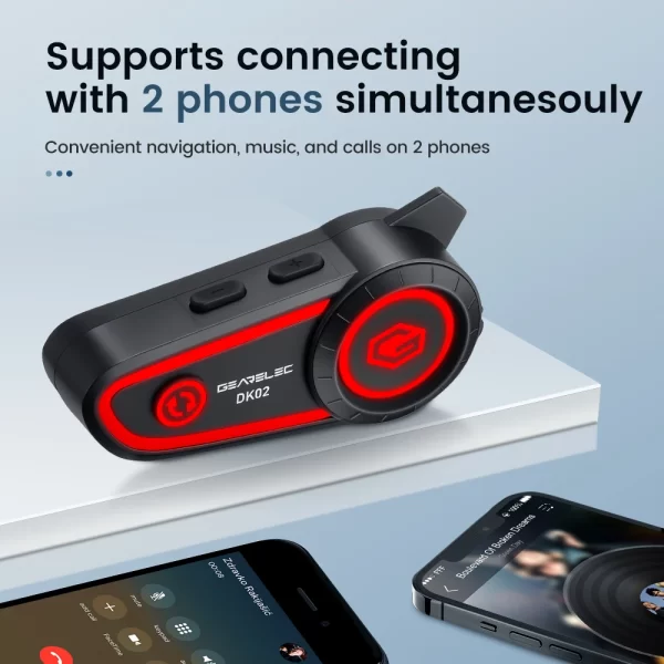 Casque de Moto Stéréo Bluetooth – Image 7
