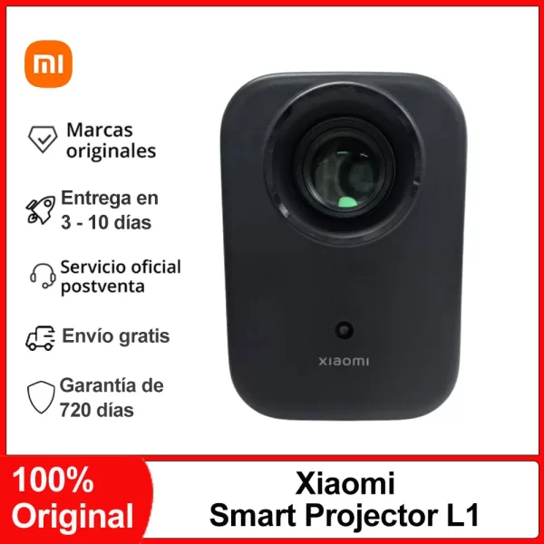 Xiaomi-Projecteur intelligent L1, 200 ANSI, Google TV, résolution 1080p, mise au point automatique et calcul trapézoïdal automatique, Google Assistant BTpig