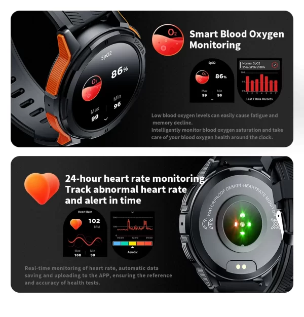 Montre Intelligente de Sport Oukitel BT10 pour homme – Image 4