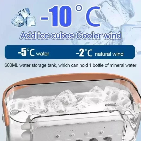 Mini ventilateur Xiaomi multifonction 3-en-1 – Image 2