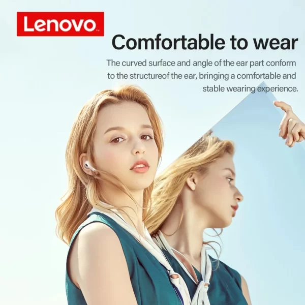 Original Lenovo LP40 casque sans fil TWS Bluetooth écouteurs contrôle tactile Sport casque stéréo écouteurs pour téléphone Android – Image 5